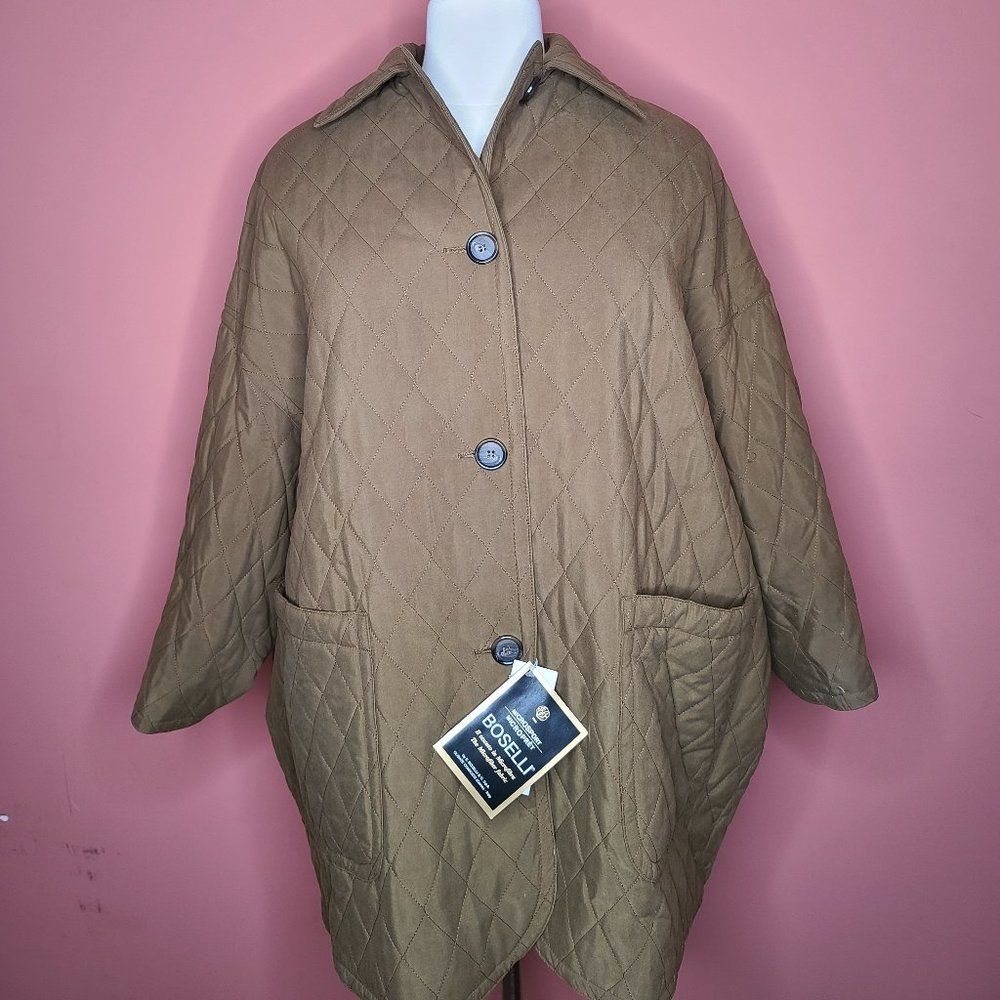 Perry Ellis Brown Puffer Jacket